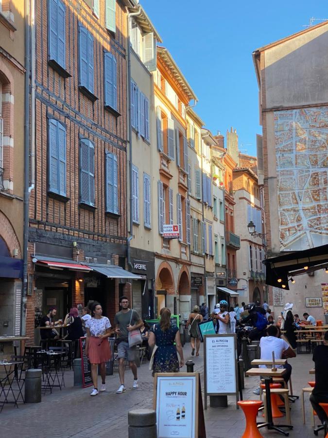 Ferienwohnung Meuble Tourisme Carmes 2 Etoiles, Entree Autonome,Wifi, Climatise, Petit Parking Prive Toulouse Exterior foto